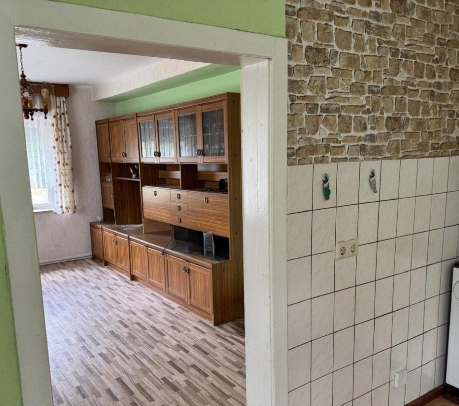 Blick ins Wohnzimmer Bauernhaus Felixsee
