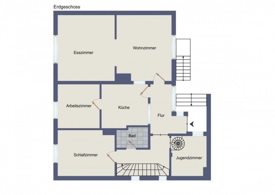 Grundriss EG Einfamilienhaus Nei�e-Malxetal